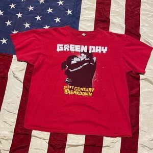 Green Day 21st Century Breakdown Tour Shirt